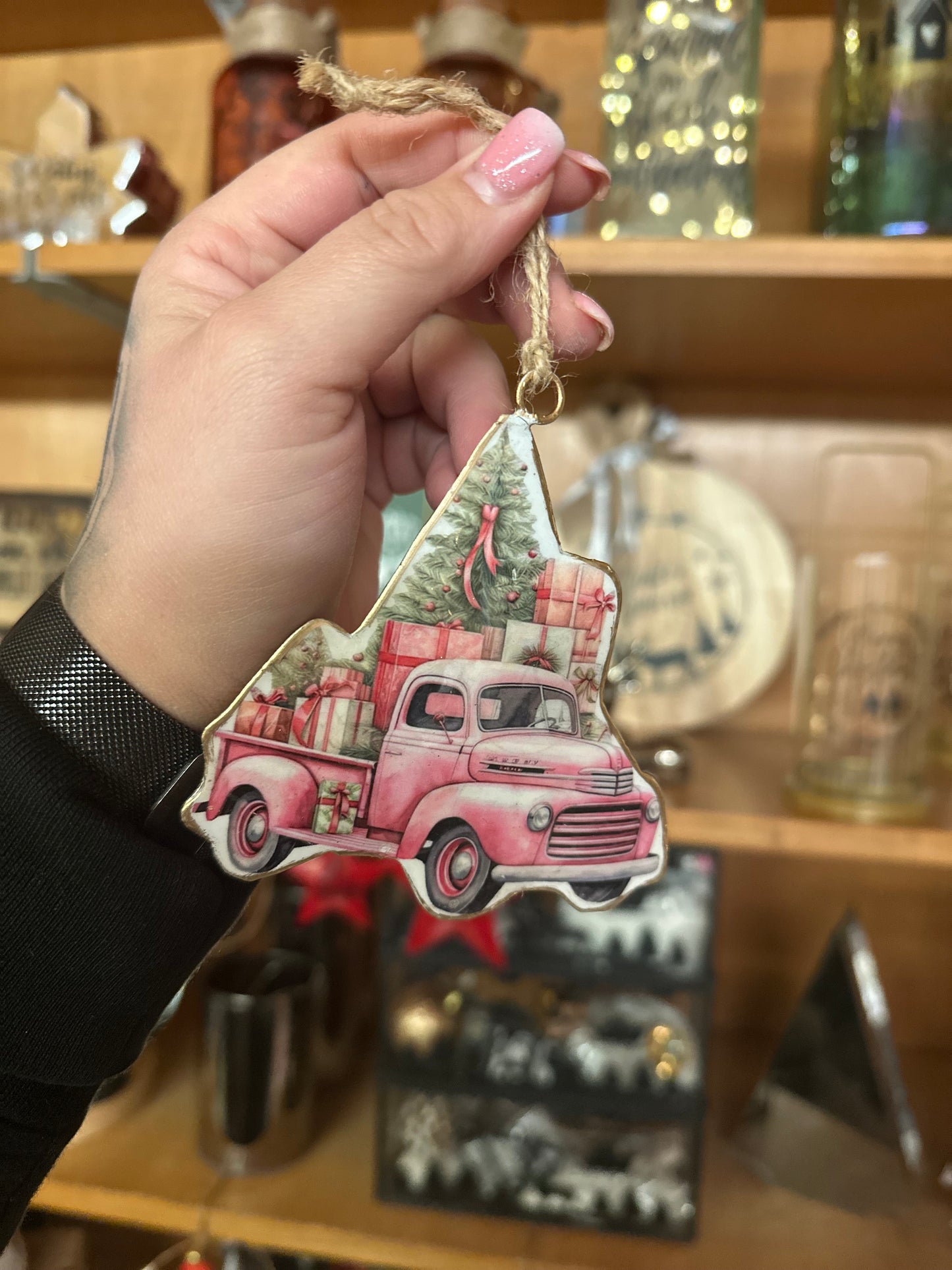 Metall Aufhänger Truck