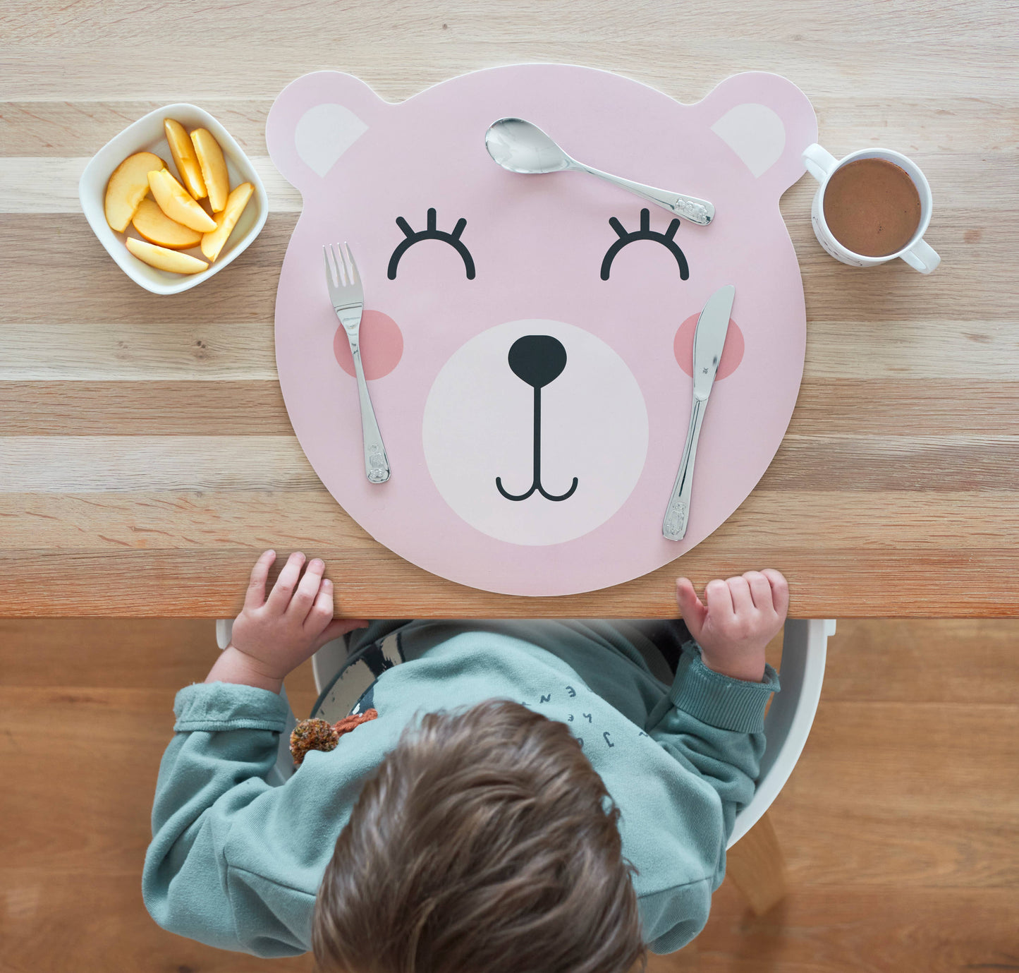 Platzset "Bär" Rosa
