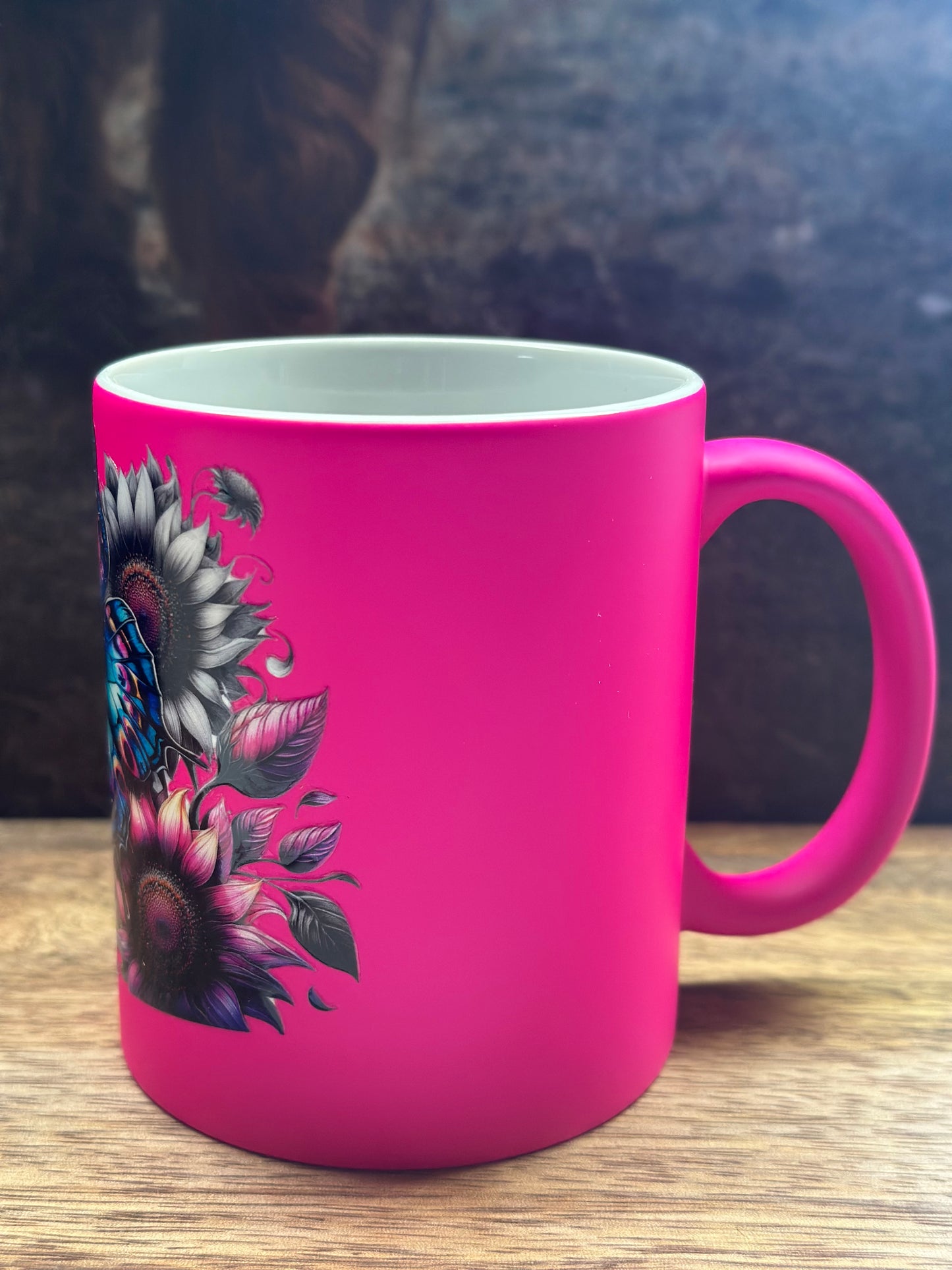 Tasse „Neon Pink Butterfly“