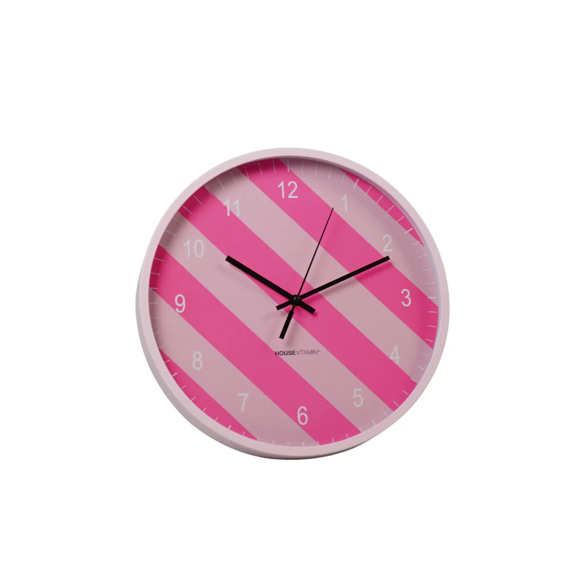 Pinke Wanduhr