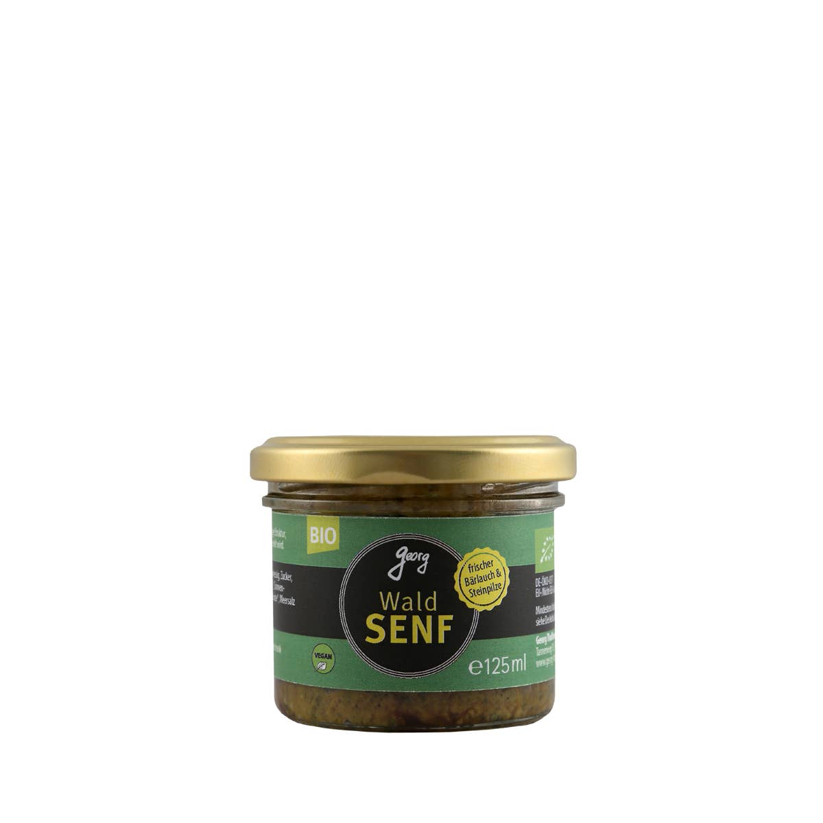 Bio Wald Senf mit Bärlauch & Steinpilzen vegan