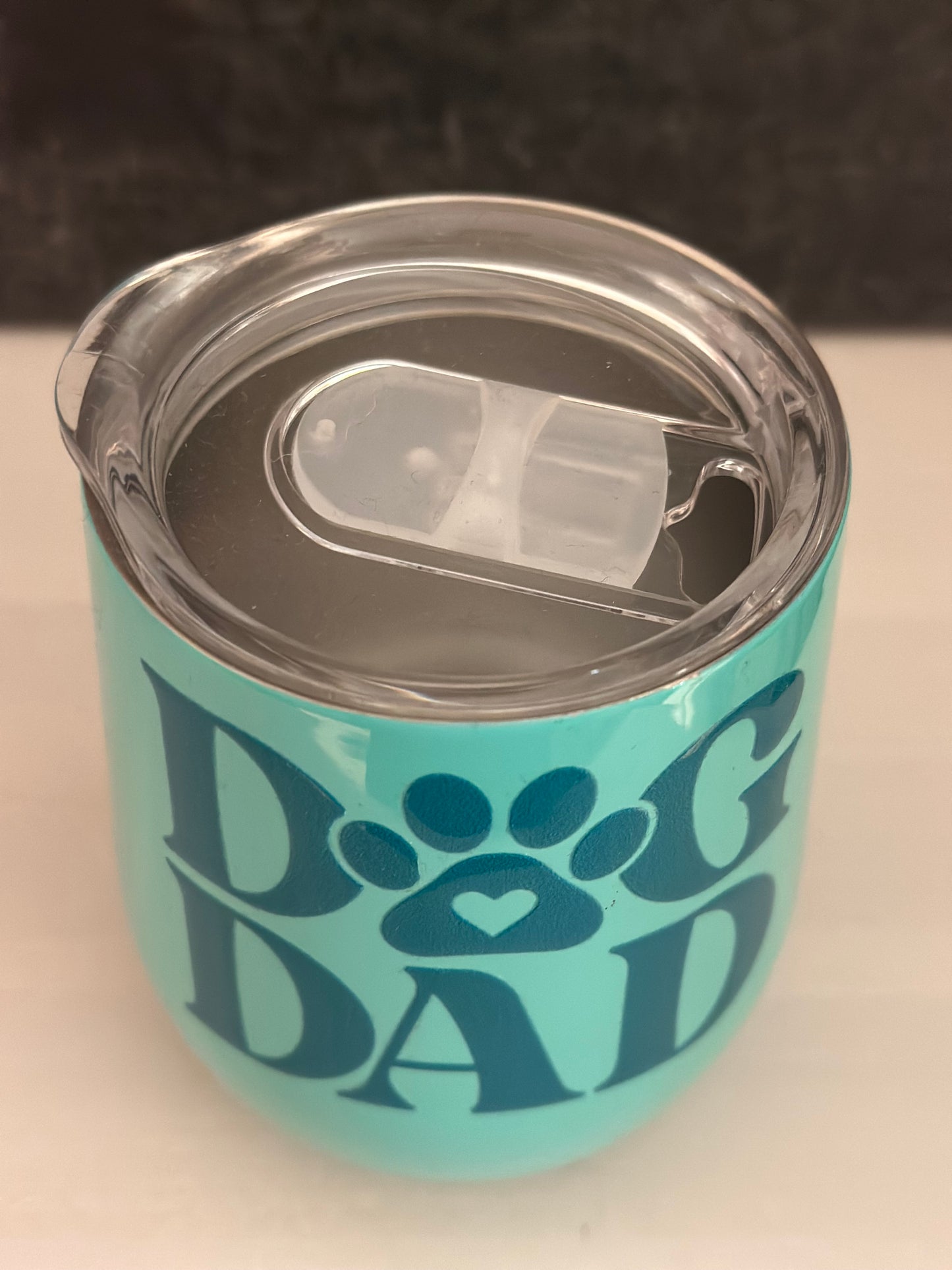 Edelstahlbecher „Dog Dad Mint“