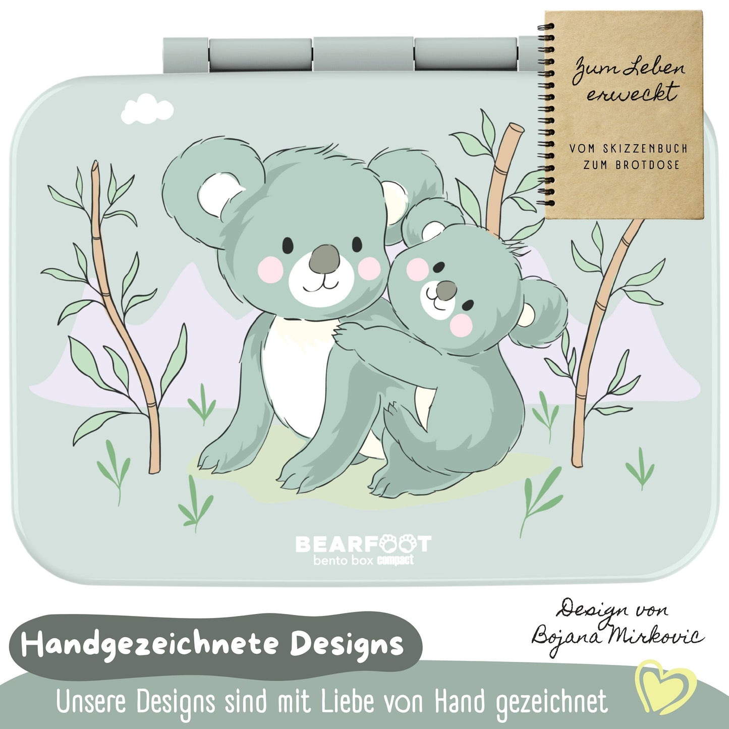 BEARGOOT Brotdose „Koala Salbei“