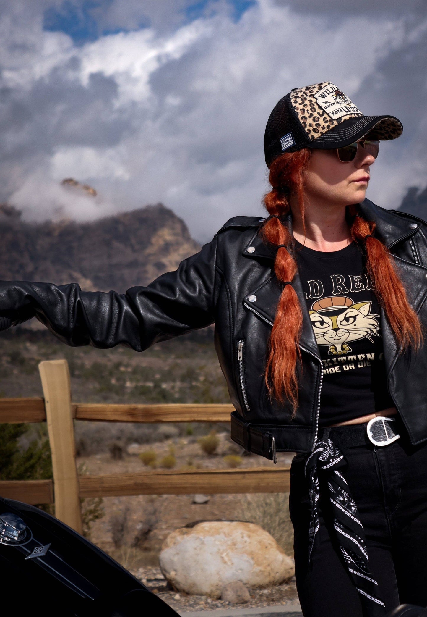 King Kerosin Trucker Cap «Wild Rebel Royal Kitten Club»