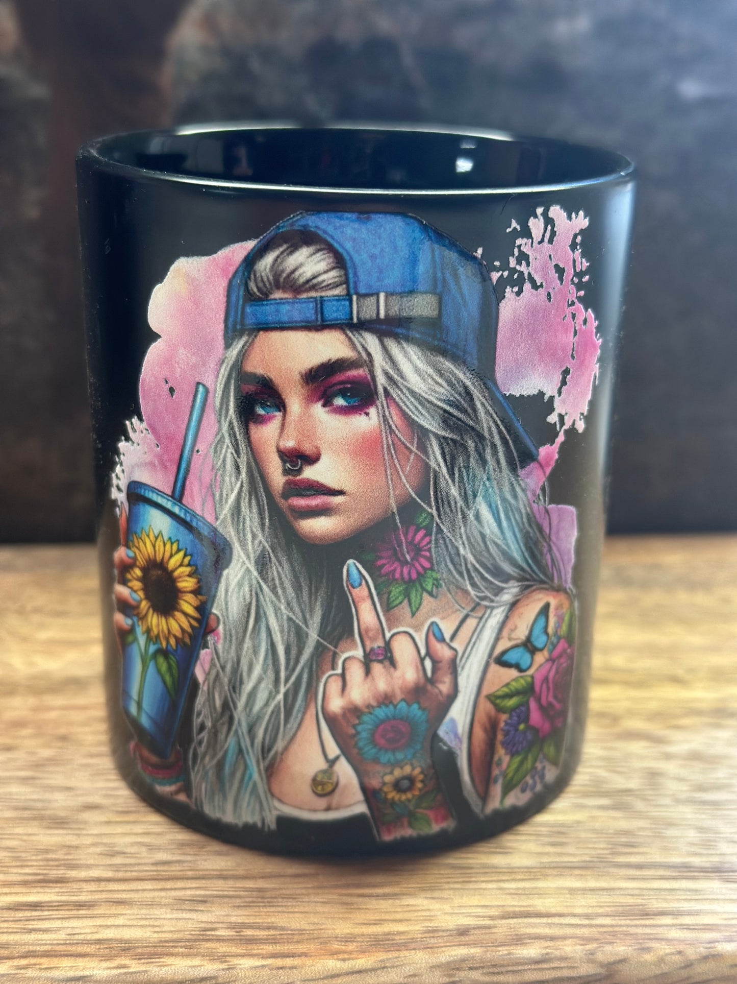 Tasse „ Mittelfinger Girl“