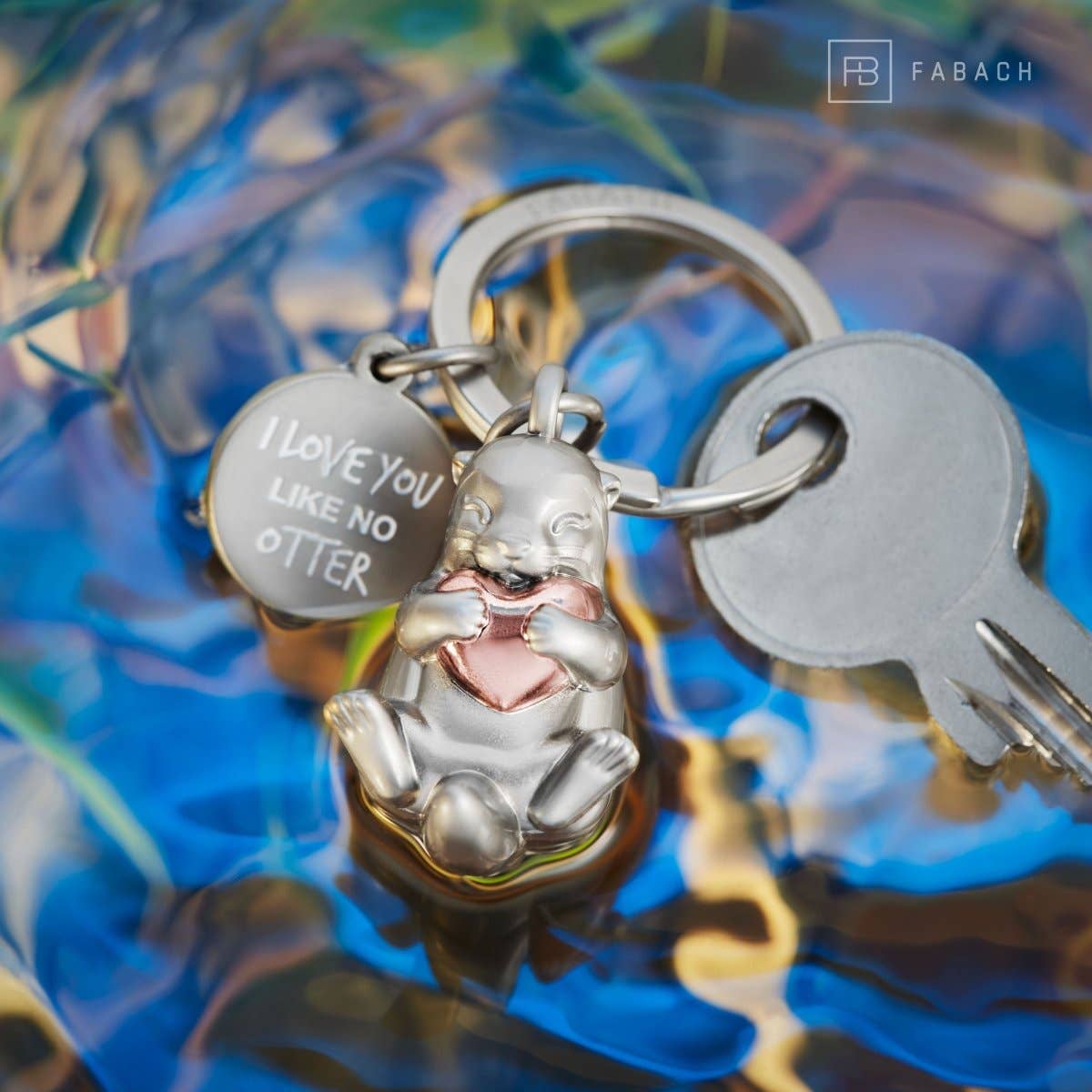 "I love you like no otter" Otter Schlüsselanhänger "Otty"