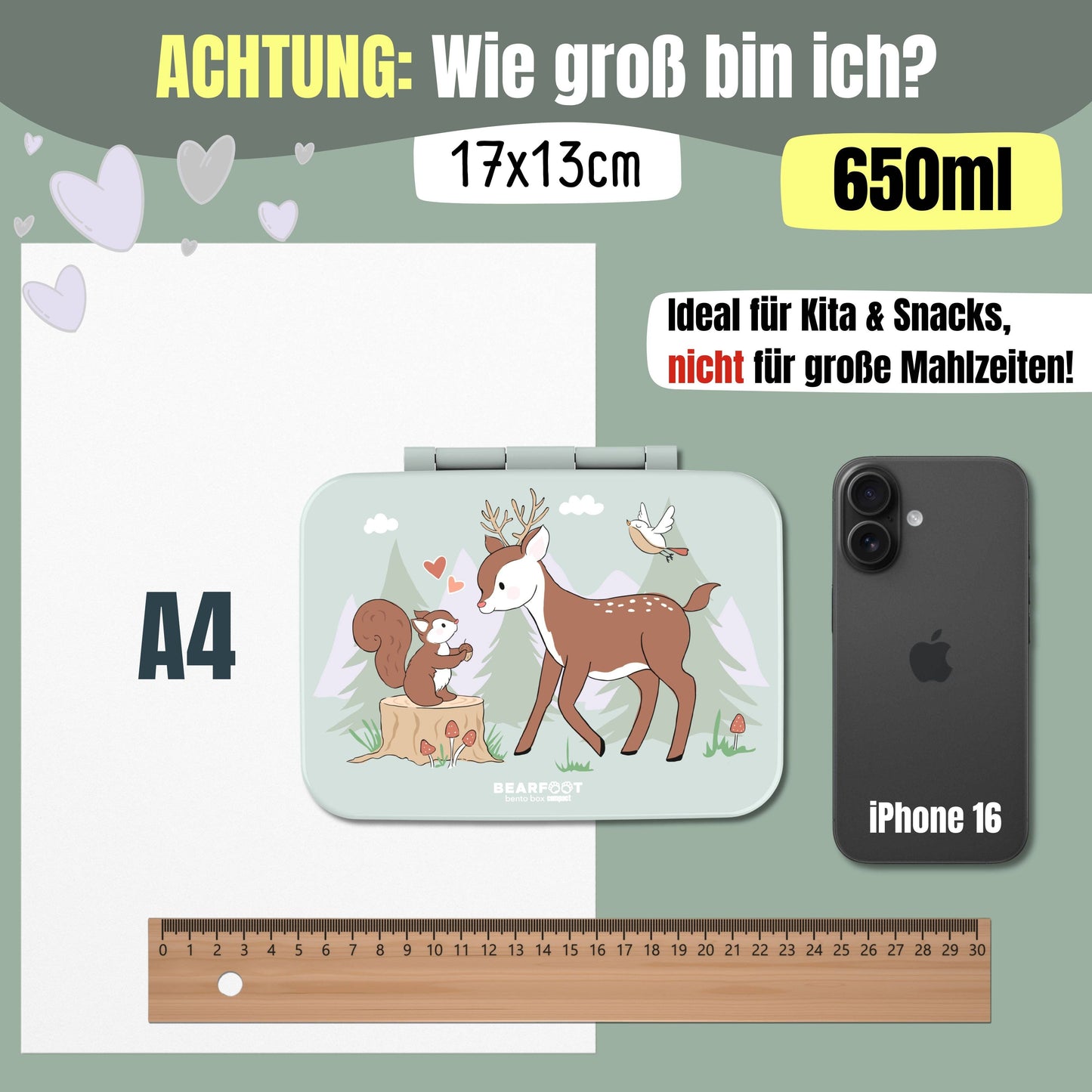 BEARFOOT Brotdose „Reh Salbei“