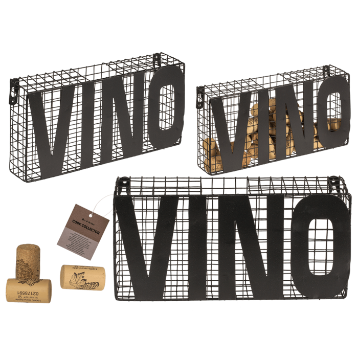 Korksammler aus Metall, Vino,