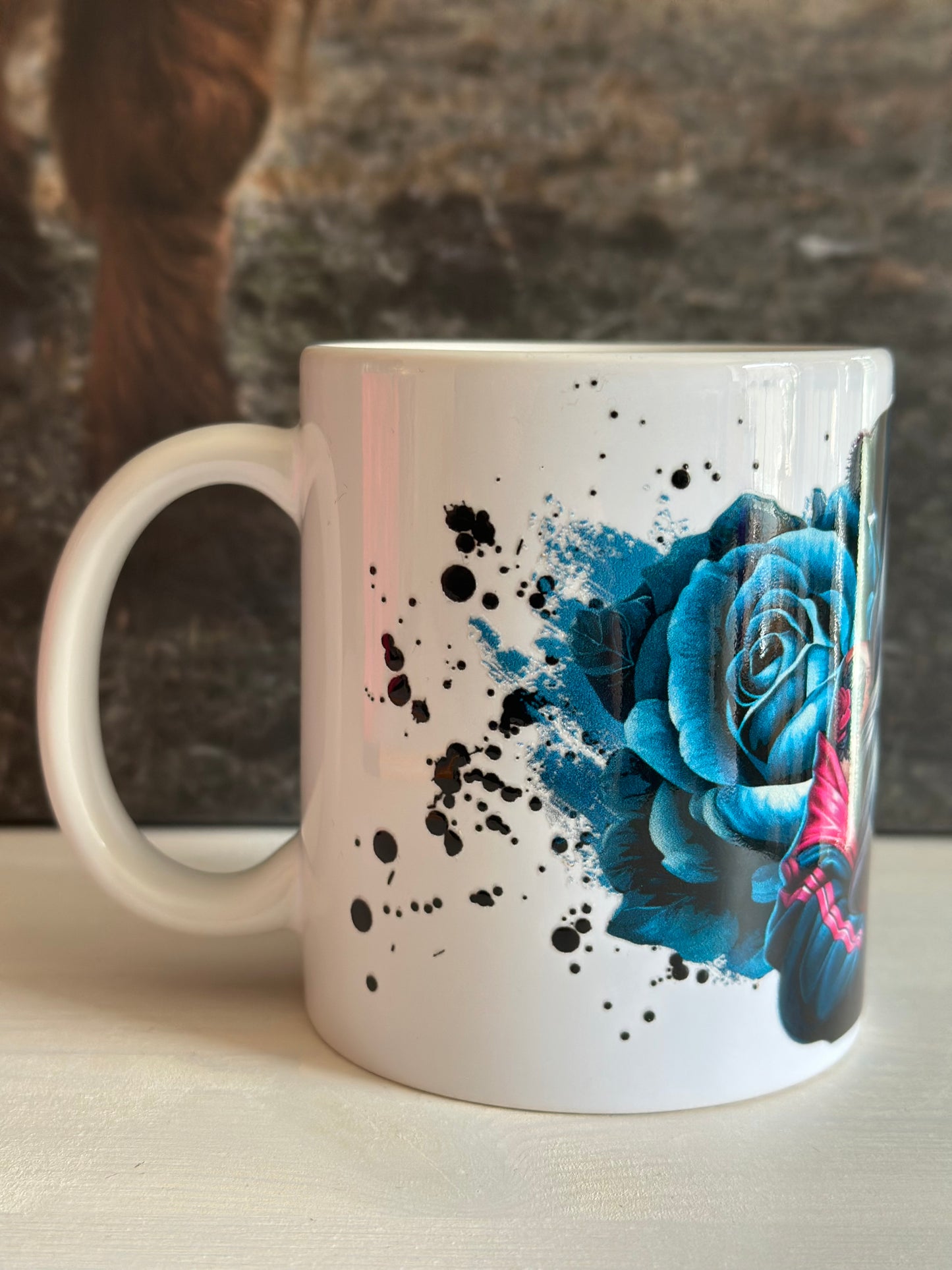 Tasse „Smoking Girl Blue“