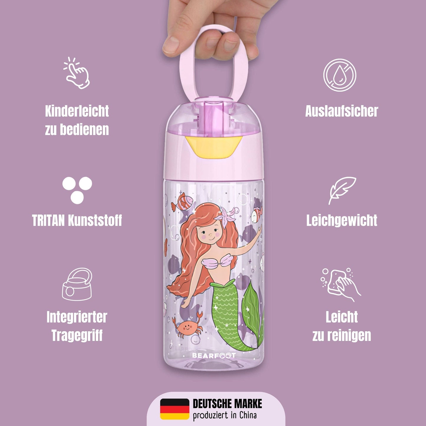 Trinkflasche - Meerjungfrau
