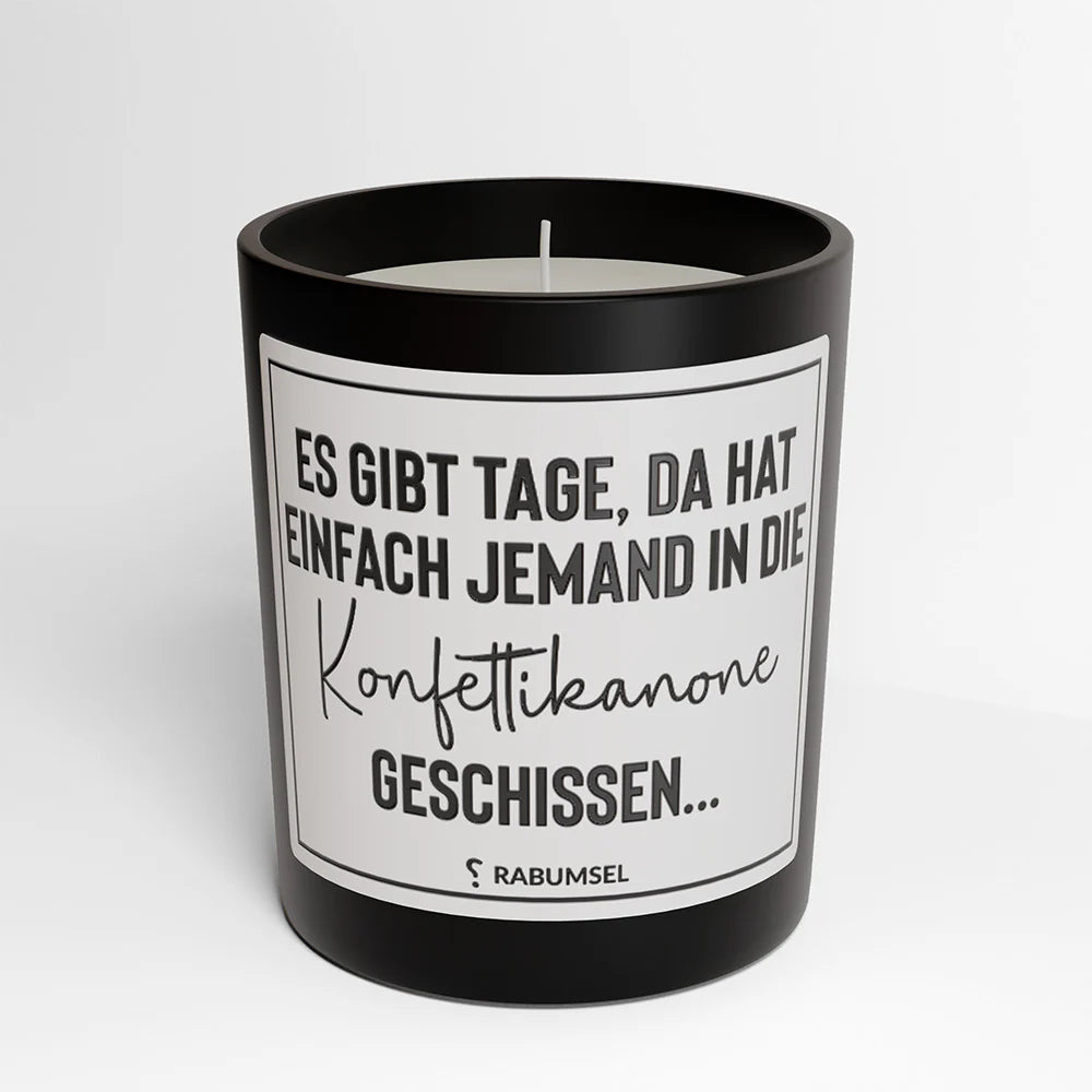 Kerze „ Konfettikanone“