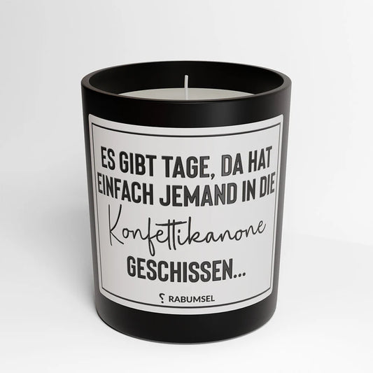 Kerze „ Konfettikanone“