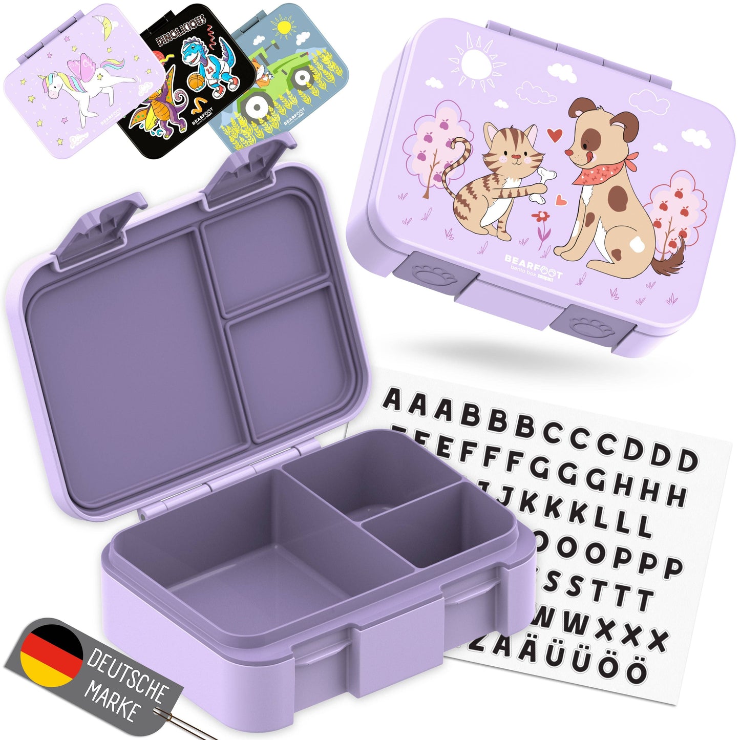 BEARFOOT Brotdose „Hund & Katze“
