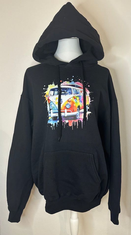 HOODIE SCHWARZ „BULLI“