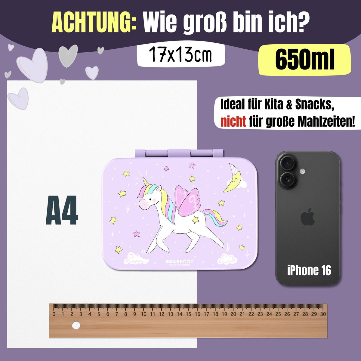 BEARFOOT Brotdose mit Fächern