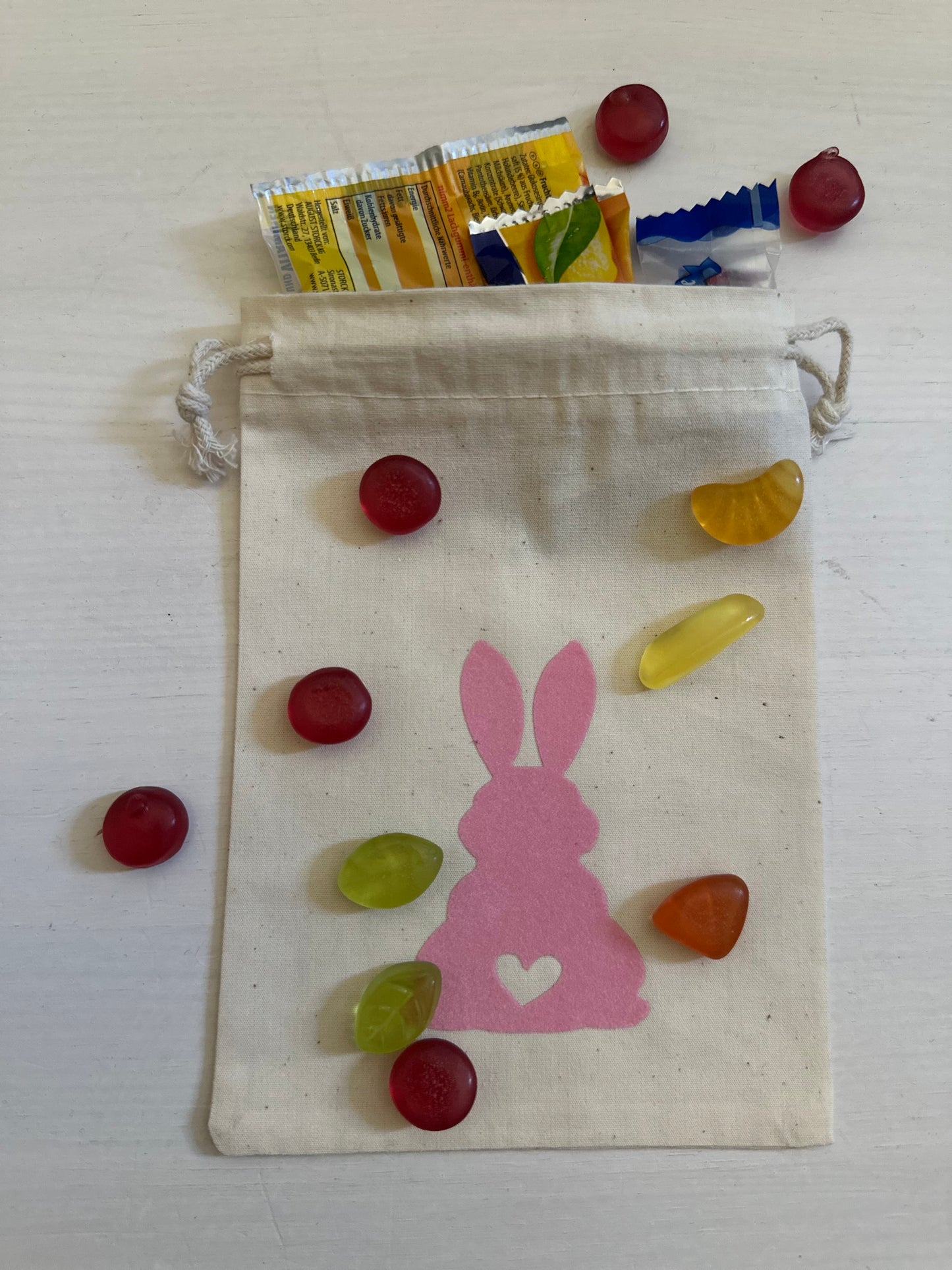 Mini Beutel „Hasi Rosa“