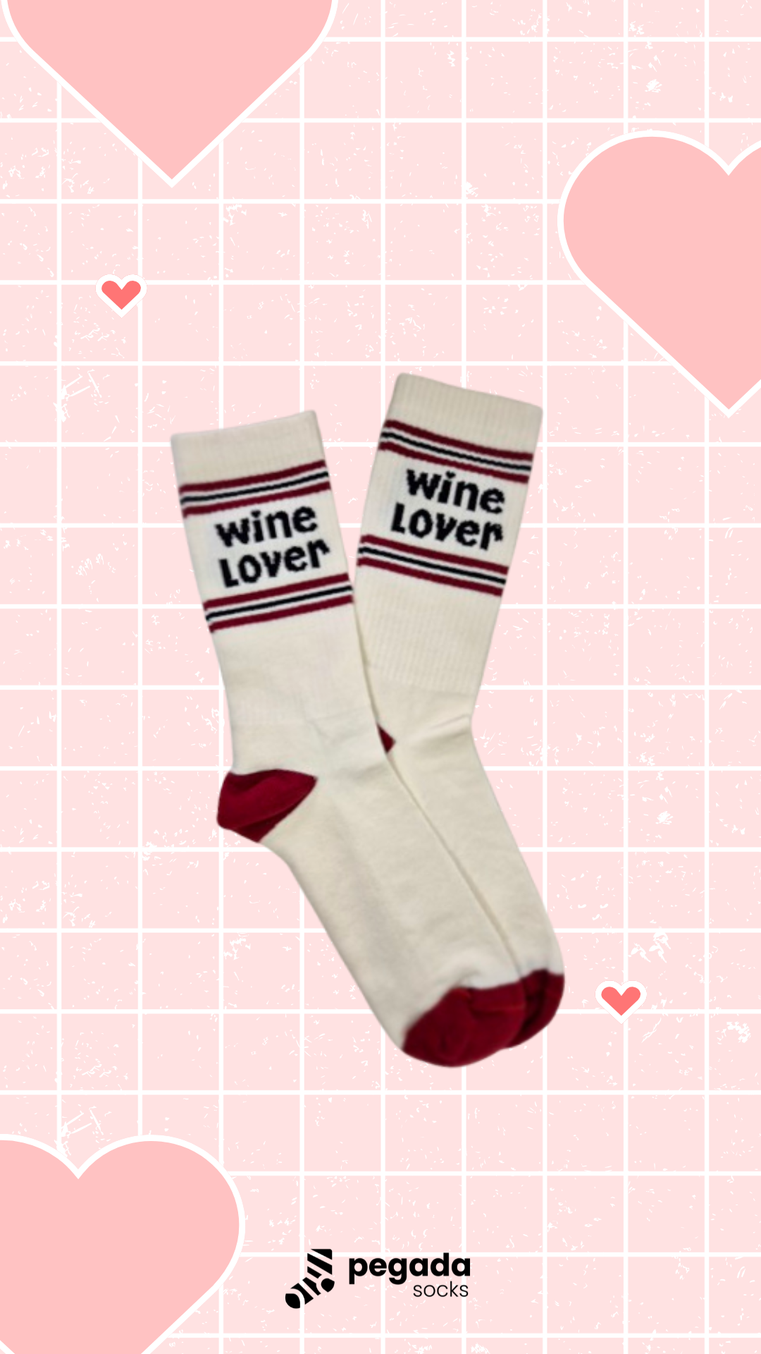 Pegada Socken „WINE LOVER“