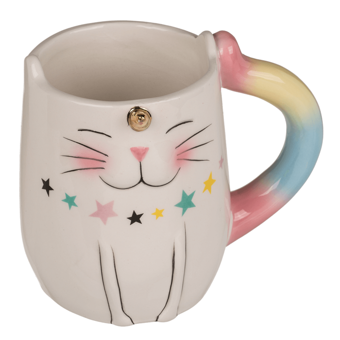 Becher, Einhorn-Katze,