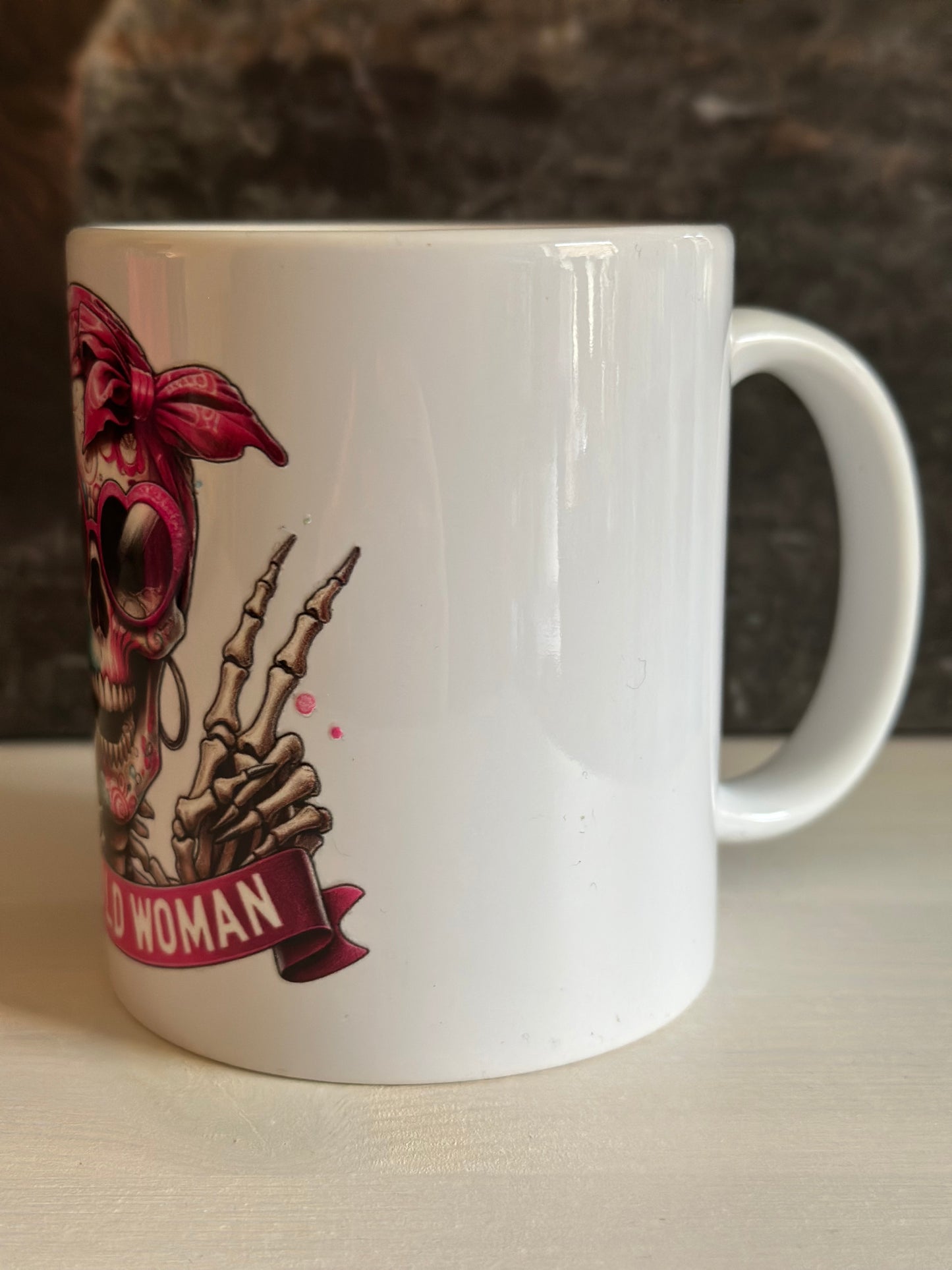 Tasse „Skull Bad Old Woman“