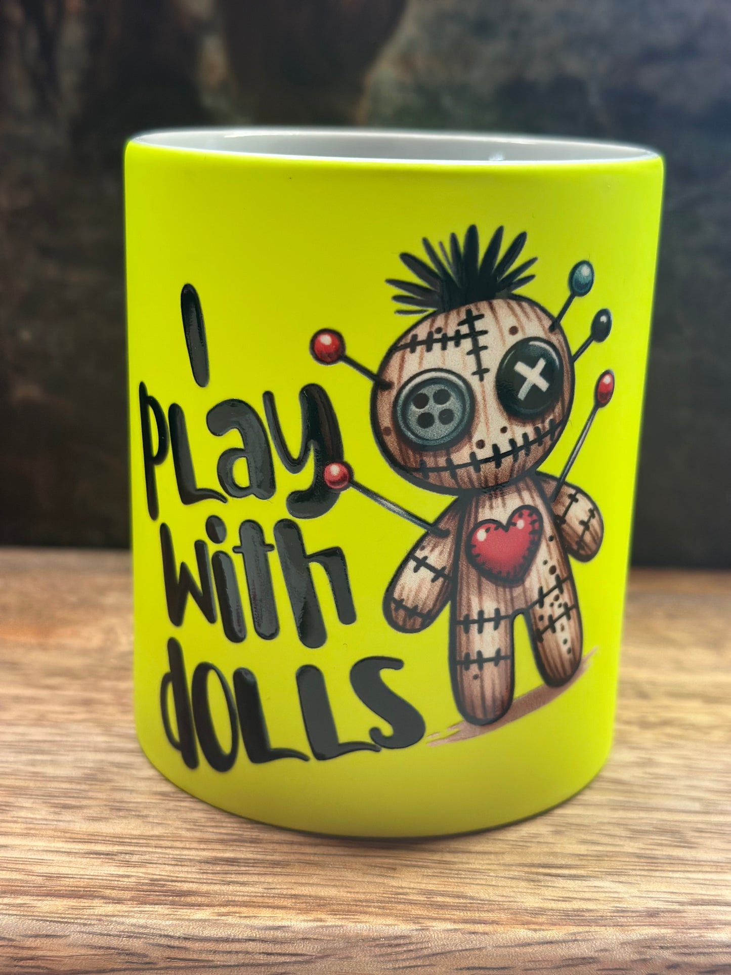 Tasse „Neon gelb Dolls“