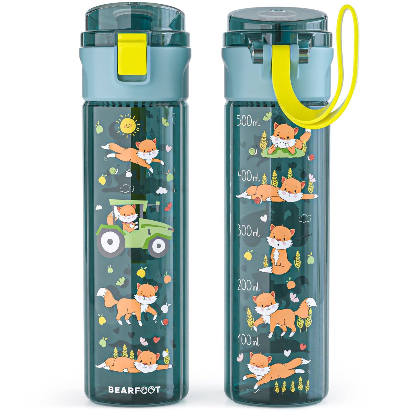 BEARFOOT Trinkflasche „Traktor-blau“