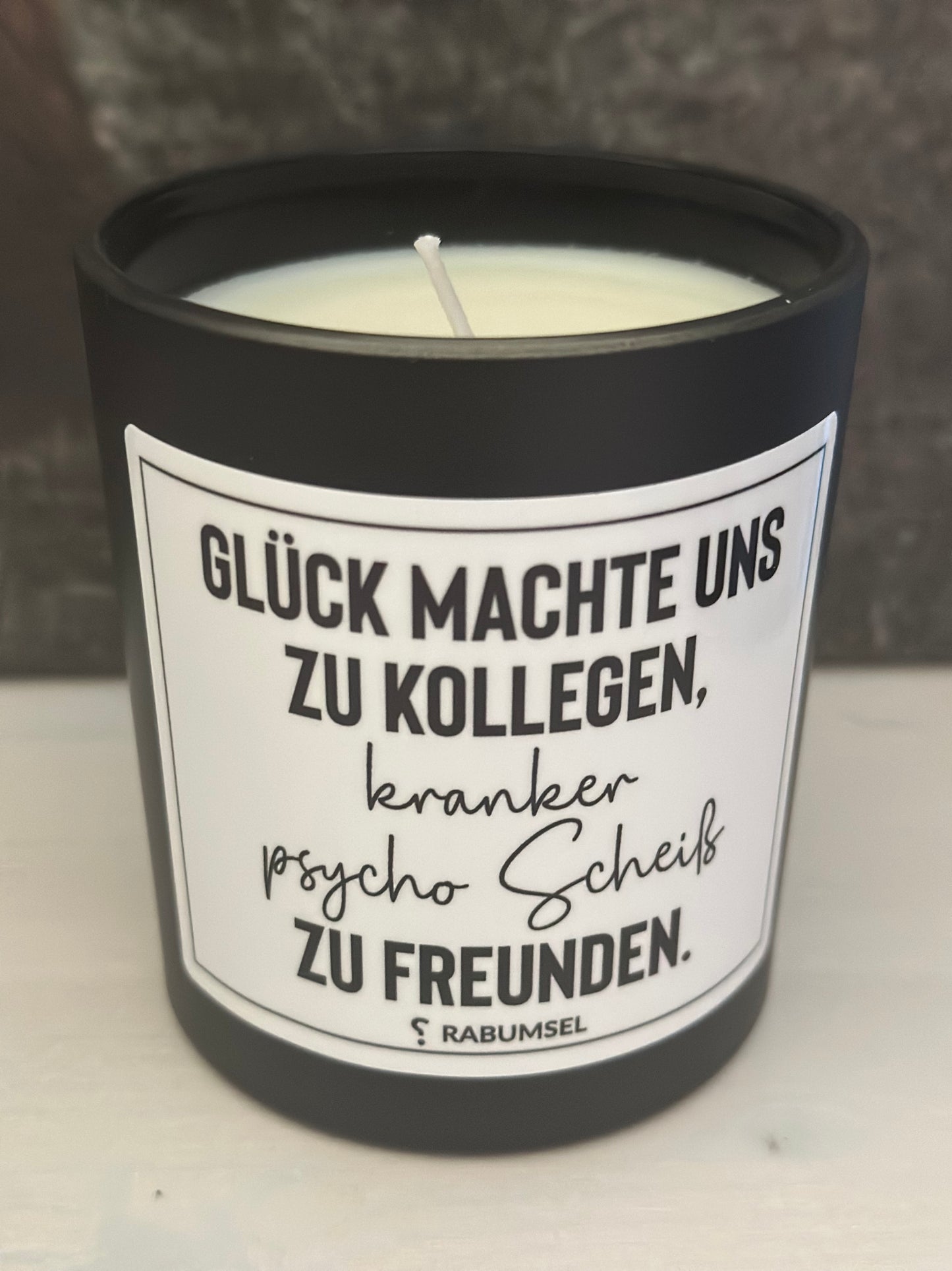 Kerze „Psycho Scheiß“