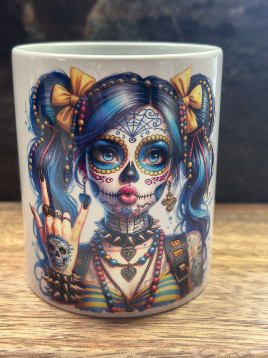 Tasse „Blue Lacatrina Girl“