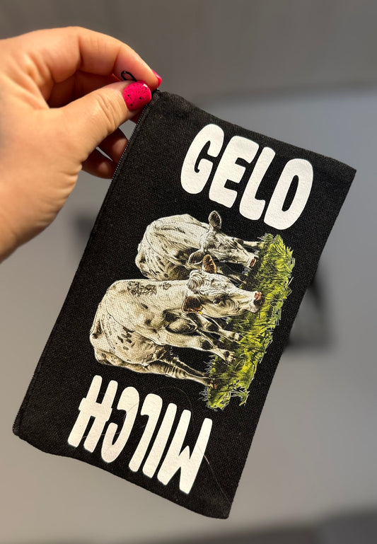 Täschchen schwarz „Milchgeld“