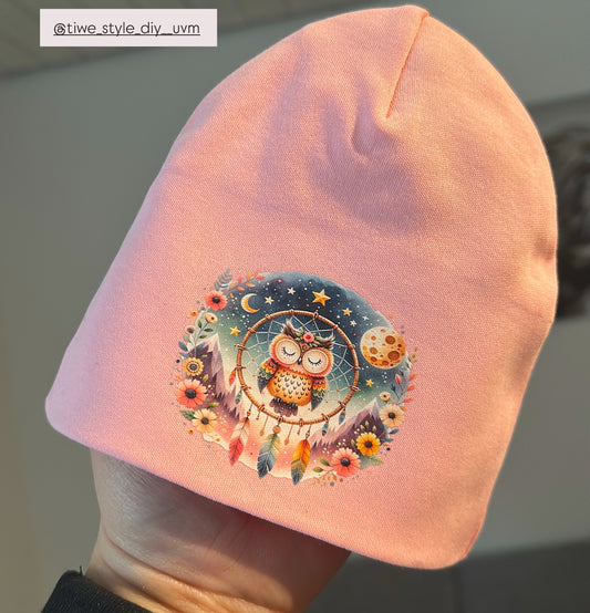 Newborn Mütze „Traum Eule“