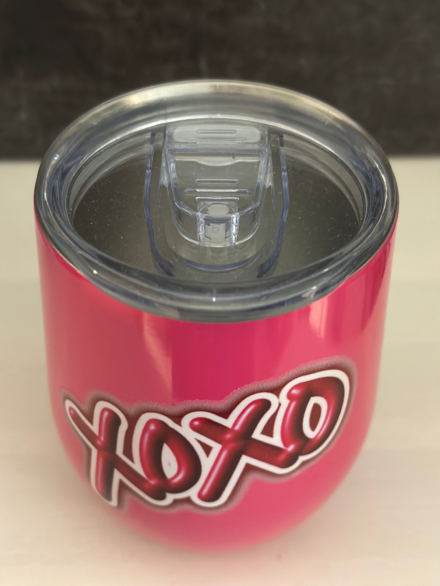 Edelstahlbecher „XOXO PINK“