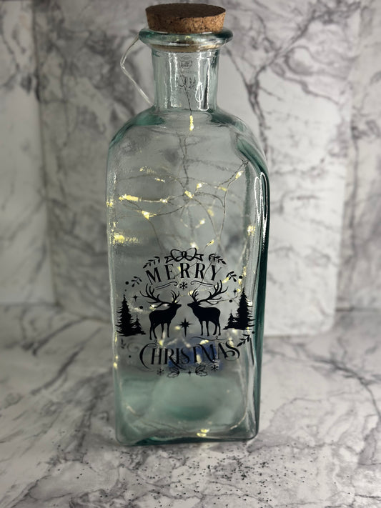 GLASFLASCHE „MERRY CHRISTMAS“