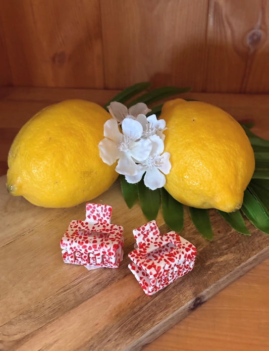 Haarklammer - Lib Cherry Dott