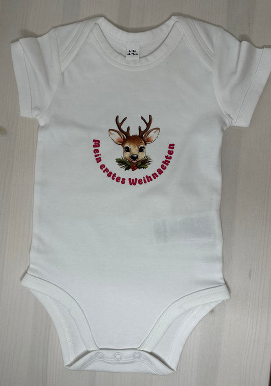 Babybody „Mein erstes Weihnachten „
