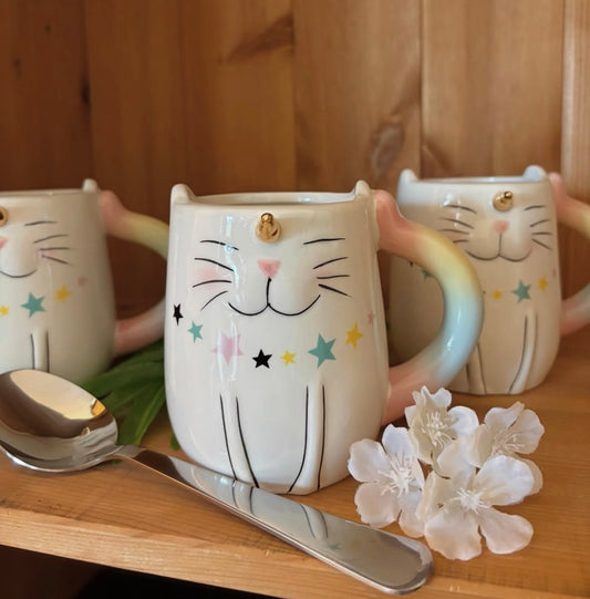 Becher, Einhorn-Katze,