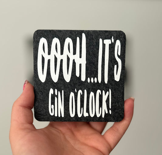 FILZUNTERSETZER „GIN O CLOCK“