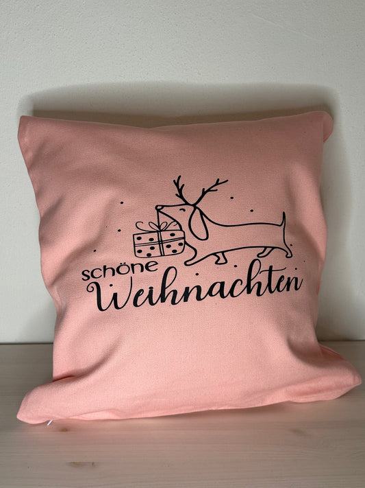 KISSEN ROSA „DACKEL“