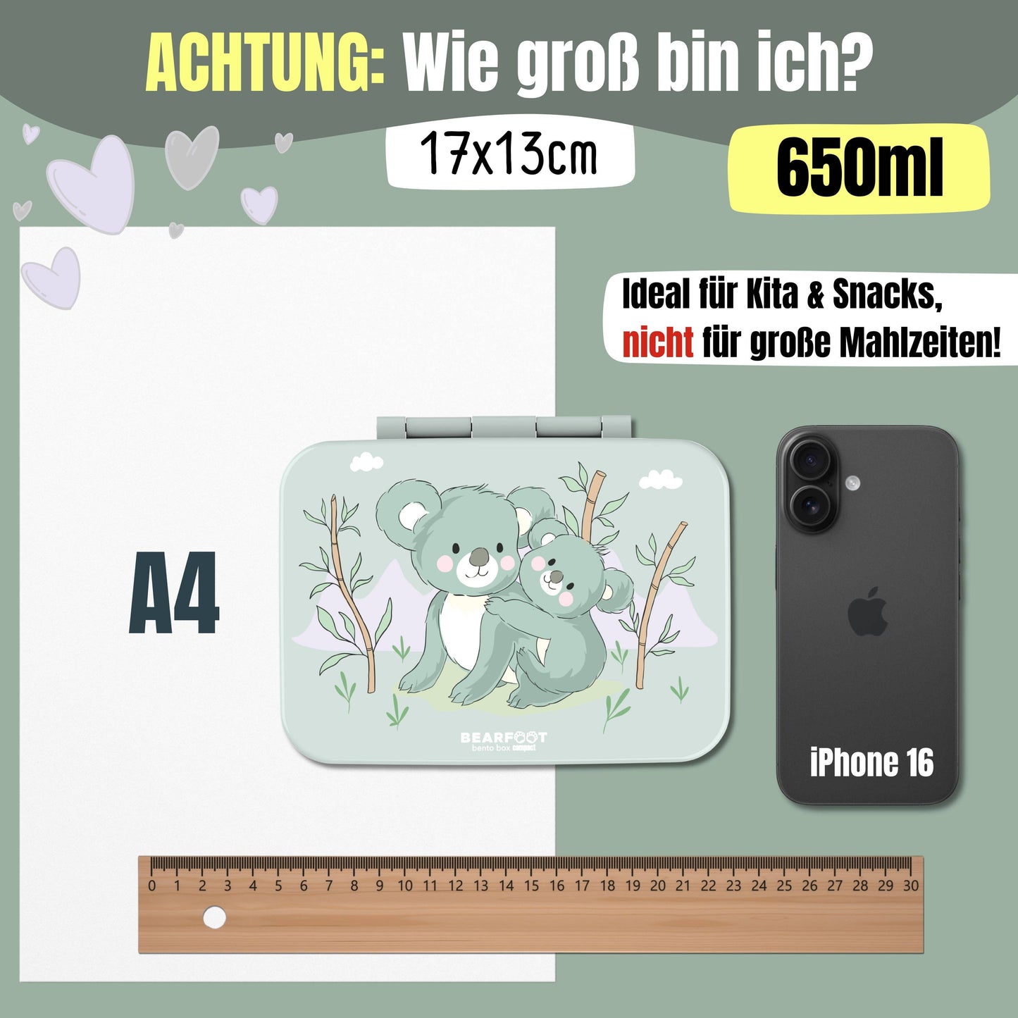 BEARGOOT Brotdose „Koala Salbei“