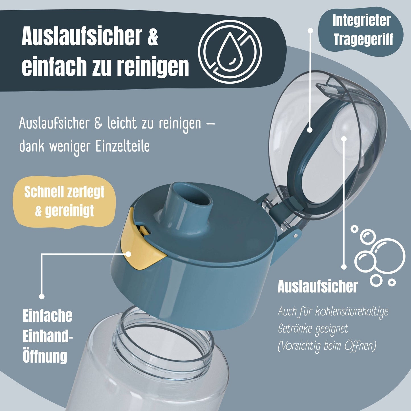 BEARFOOT Trinkflasche „Traktor Fuchs“