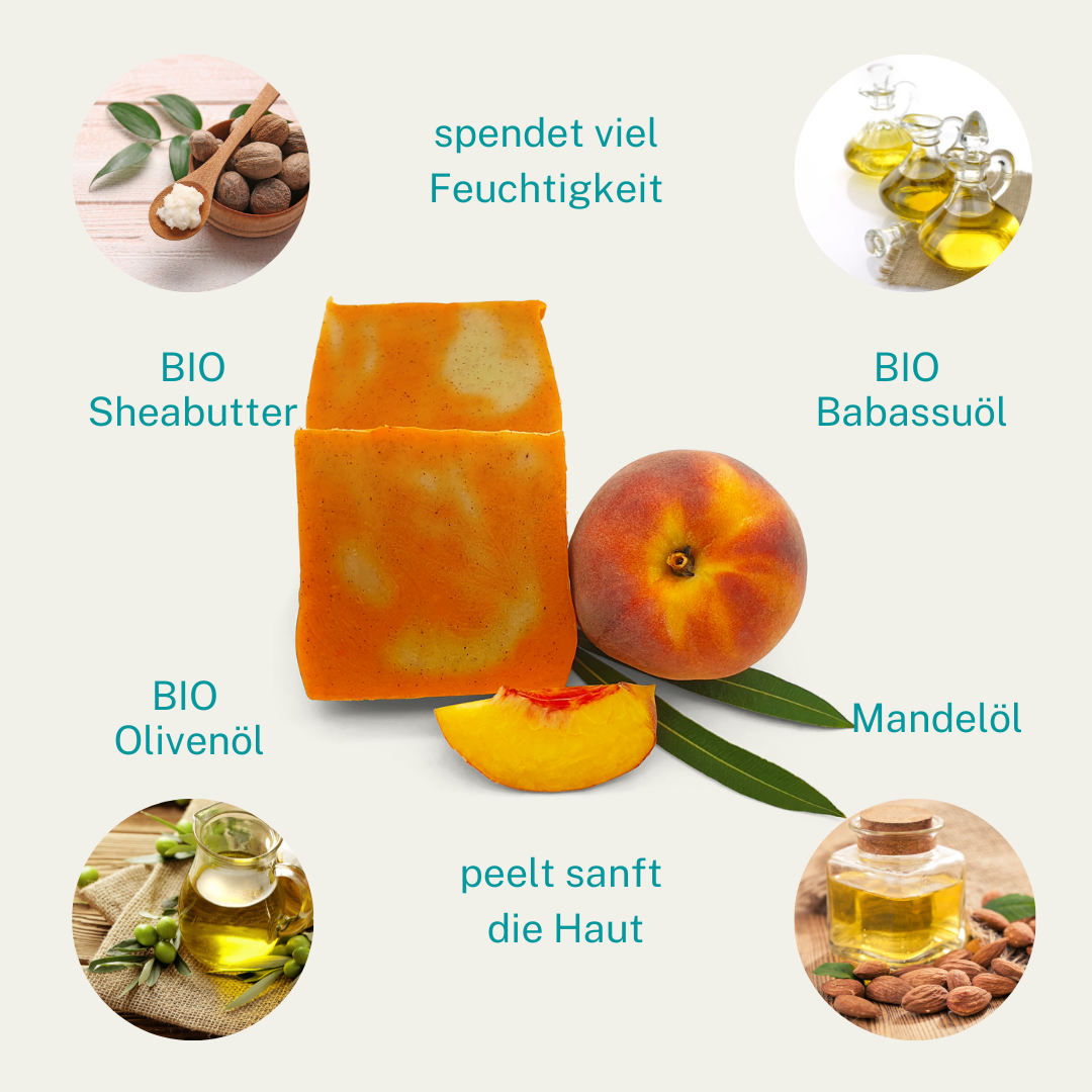 PFIRSICH MARACUJA PEELINGSEIFE