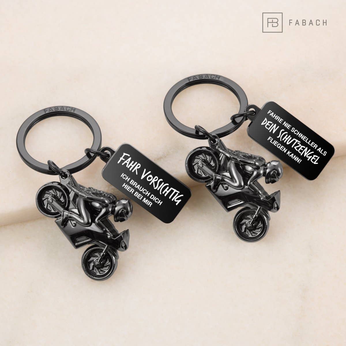 "Motorradengel" Schutzengel Schlüsselanhänger