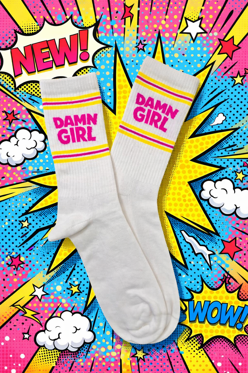 Pegada Socken „VERDAMMT MÄDCHEN“