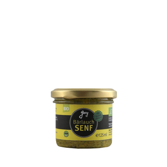 Bio Bärlauch Senf mittlescharf vegan