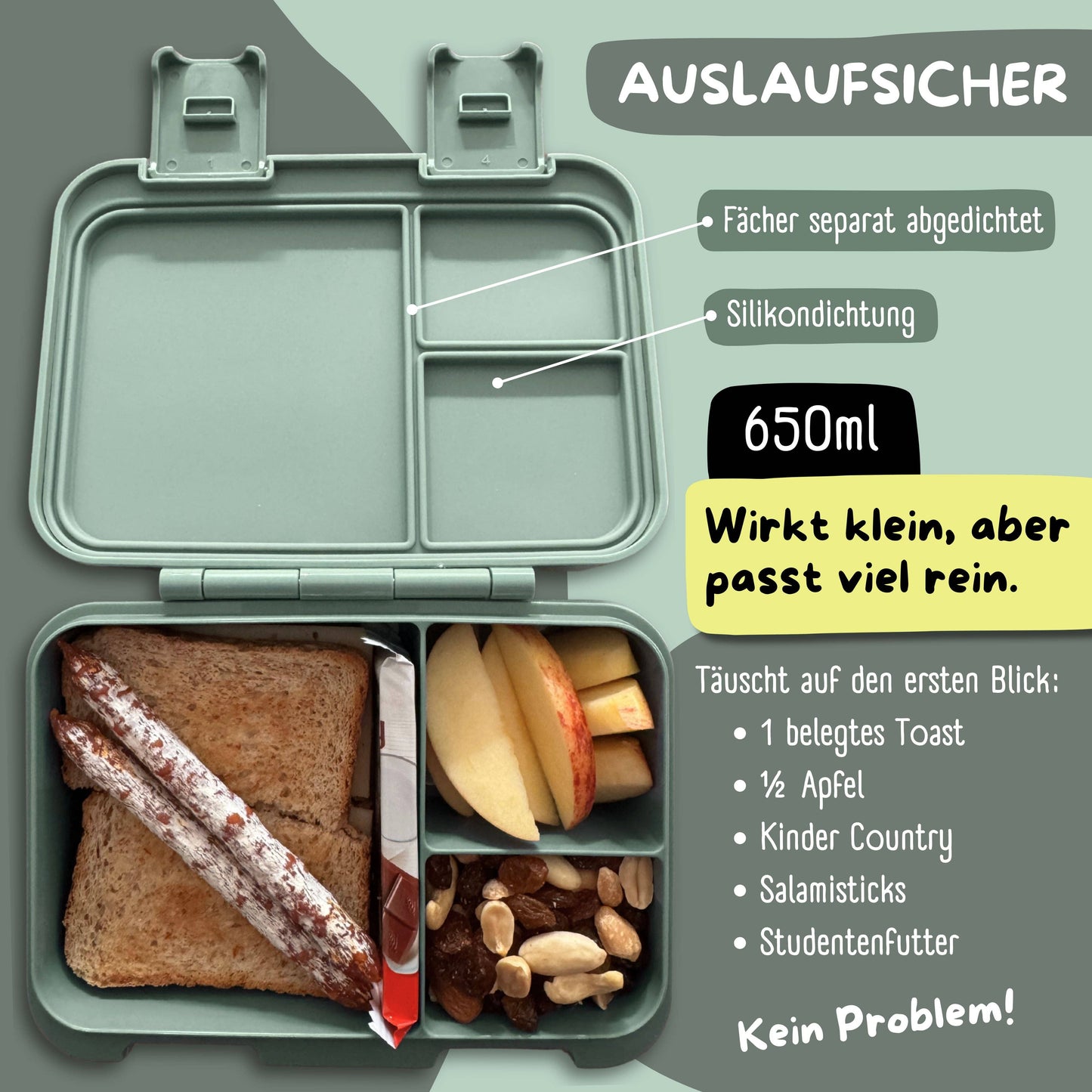 BEARGOOT Brotdose „Koala Salbei“