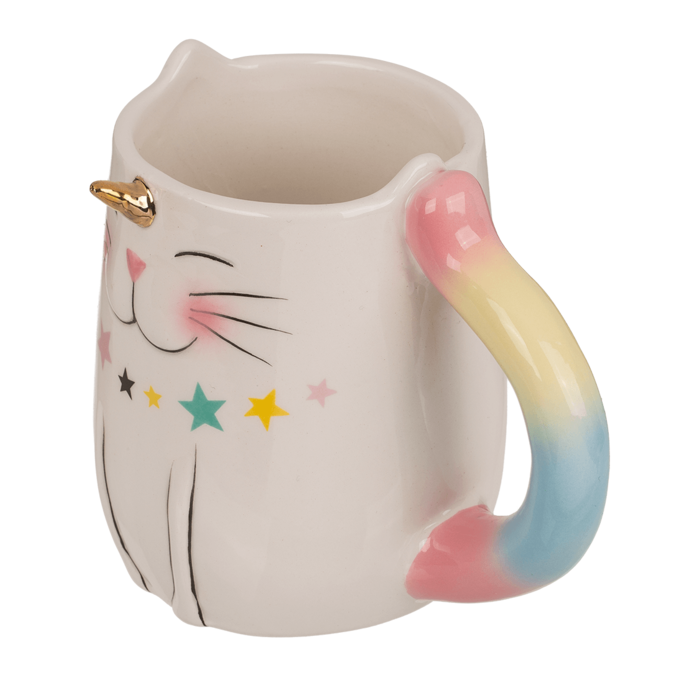 Becher, Einhorn-Katze,