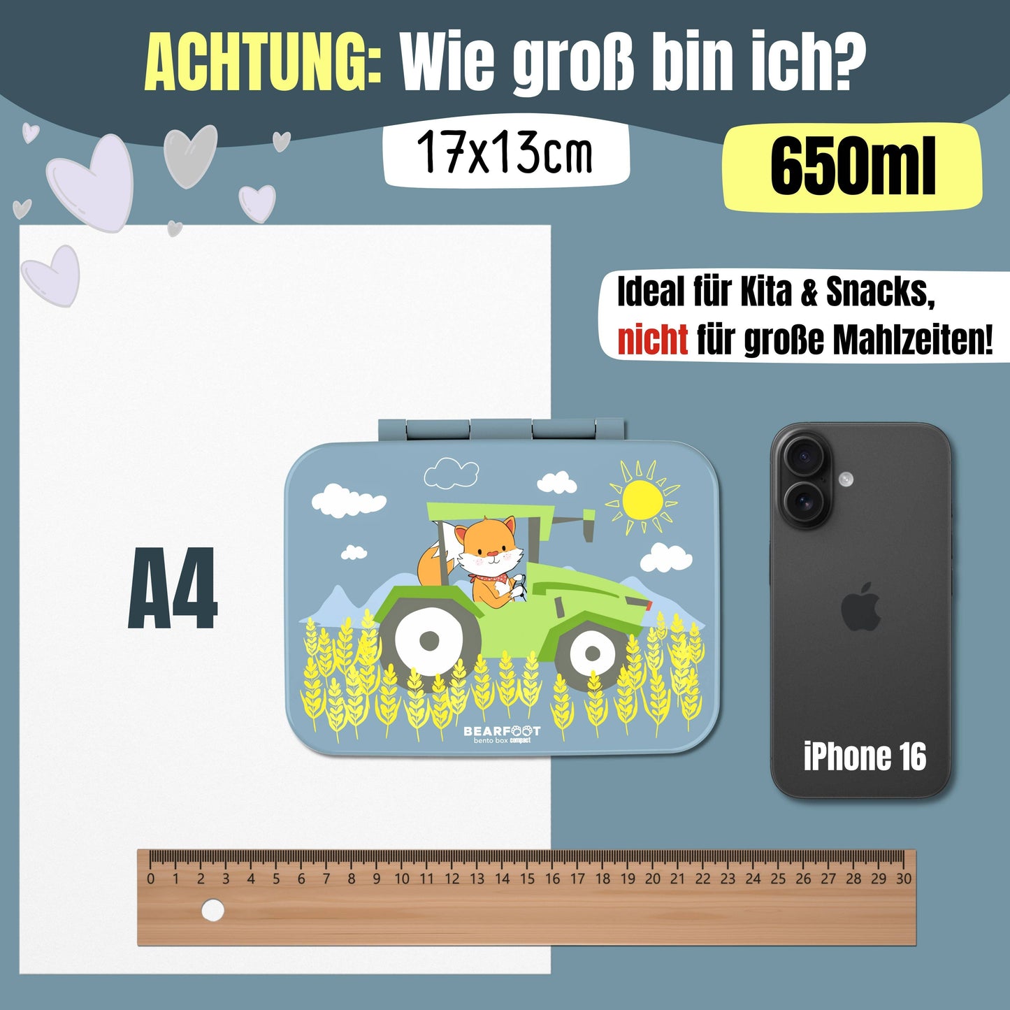 BEARFOOT Brotdose „Traktor“